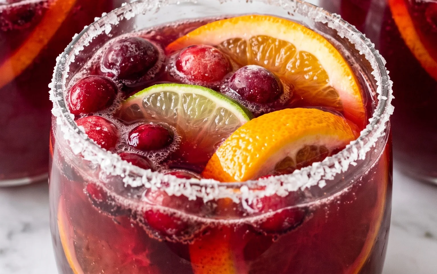 Cranberry Orange Margarita Sangria