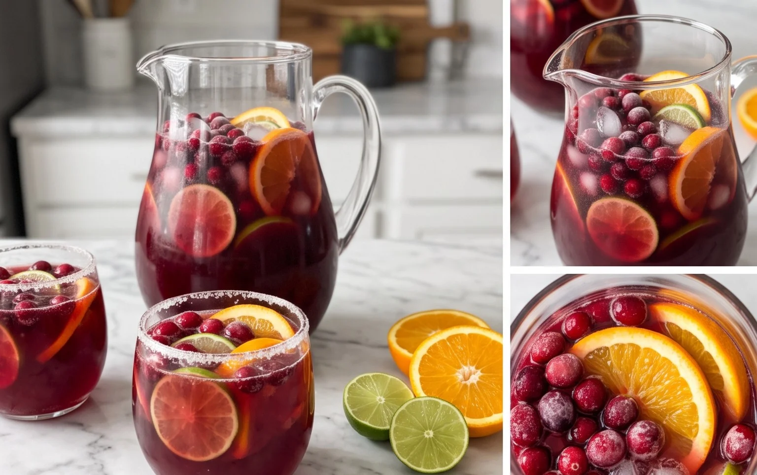 Cranberry Orange Margarita Sangria Recipe